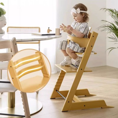 Children's height-adjustable growth chair