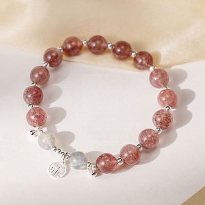 Rose Quartz Love Blossom Bracelet