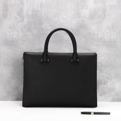 Satchi Men's Cowhide Business Briefcase