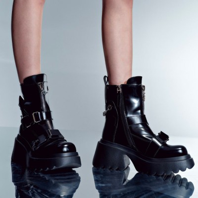 Girls' sweet and cool thick-soled Martin boots