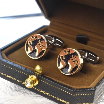"Stars and Earth" French Cufflinks