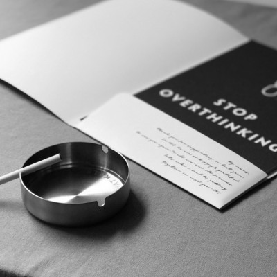 oroliving creative metal ashtray