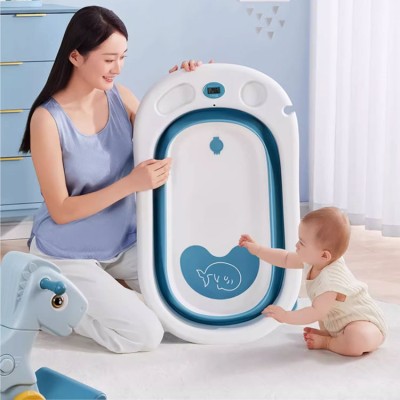 Foldable baby bath tub