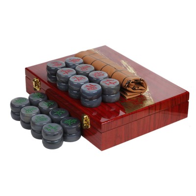 Natural agate Chinese chess