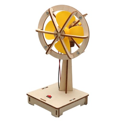 Children's handmade electric oscillating fan