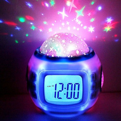 Starry sky music projection alarm clock