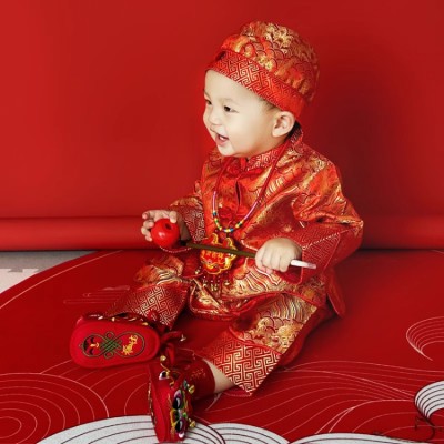Chinese style baby Tang suit Hanfu