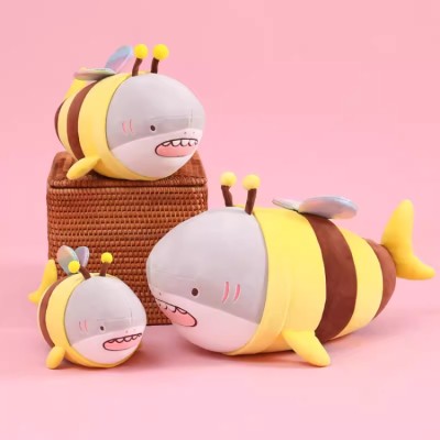 Shark bee funny sand sculpture doll