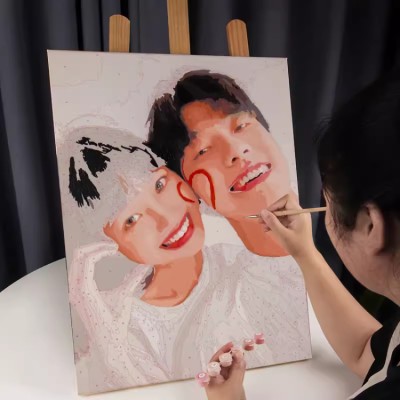 Digital oil painting customization