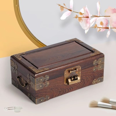 Chinese style solid wood jewelry box