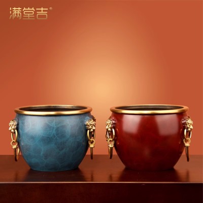 The Forbidden City Fortune Cornucopia Copper Vat