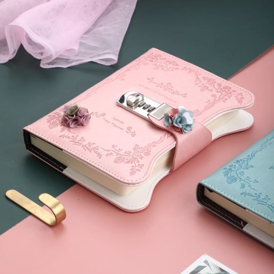 Girly password lock diary