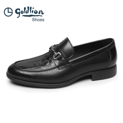 Goldlion men's genuine leather casual shoes