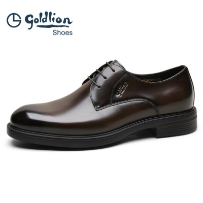 Goldlion men's business leather shoes