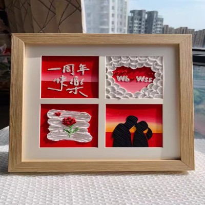Love Anniversary Picture Frame