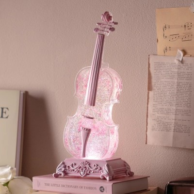 Violin Snowflake Music Box