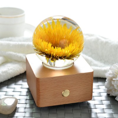 Eternal Sunflower Crystal Ball Speaker