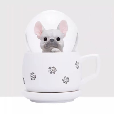 Lai Fu Dog Crystal Ball Music Box