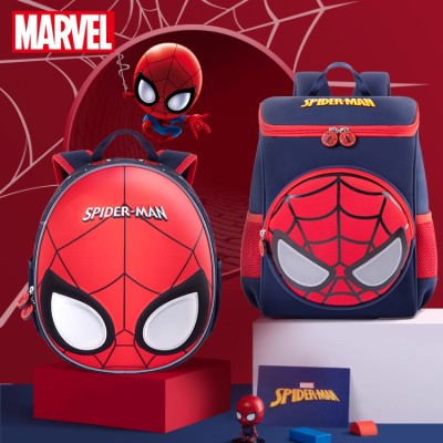 Kindergarten children's spiderman schoolbag
