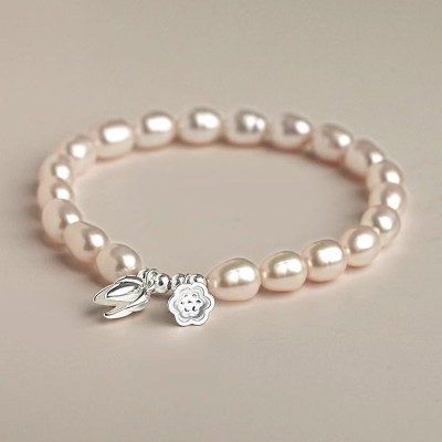 Lotus Two Worlds Pearl Bracelet