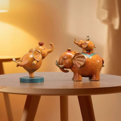 Pure copper elephant home decoration