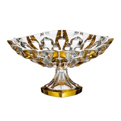 Czech BOHEMIA crystal fruit plate