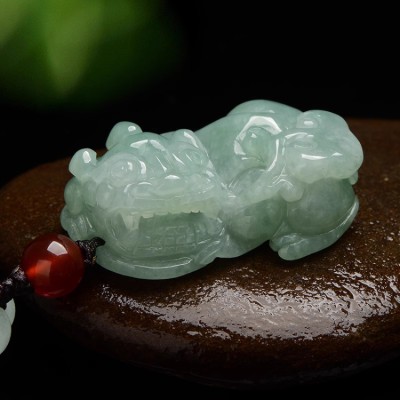 Natural Jade Pixiu Pendant