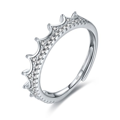 Princess Crown Diamond Ring