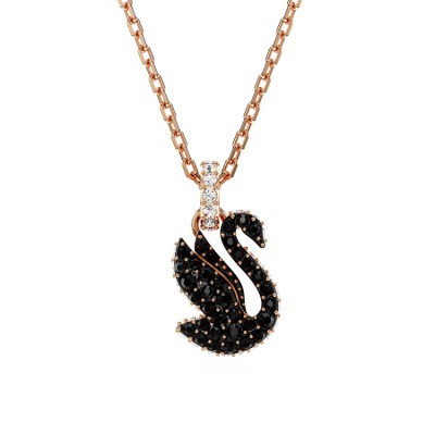 Swarovski Black Swan Necklace