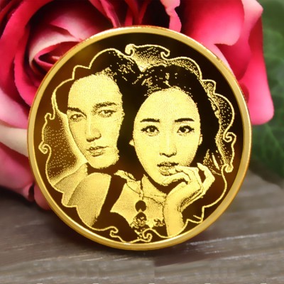 Customized wedding commemorative coins