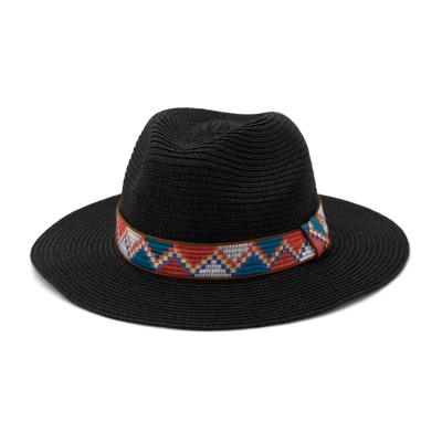 British style jazz straw hat