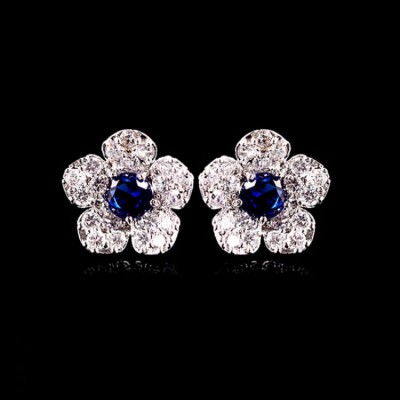 IDee Flower Sapphire Earrings
