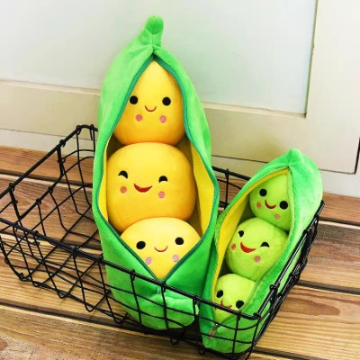 Cute pea pod pillow