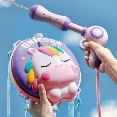 Children's backpack toy water gun