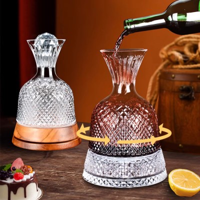 Crystal Swirl Wine Decanter