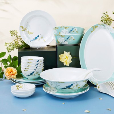 Magpie Climbing Tableware Set Gift Box