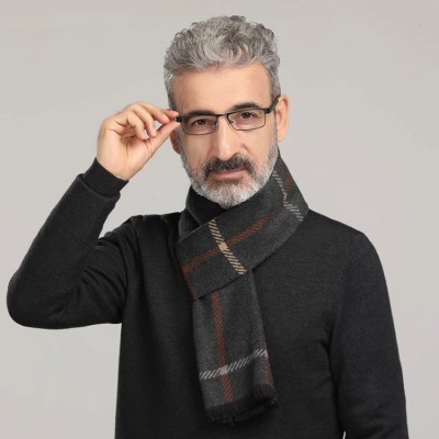 Men's warm scarf