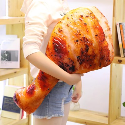 Simulation food chicken drumstick pillow