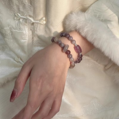 Lavender Amethyst Bracelet