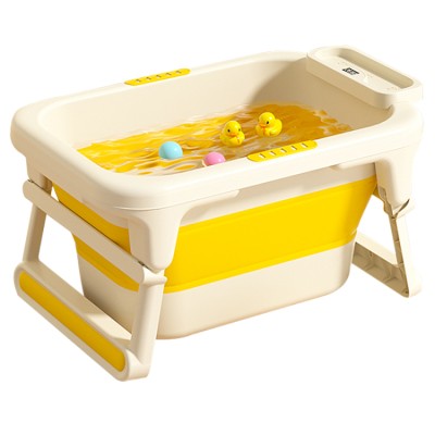 Baby Foldable Cartoon Bath Bucket