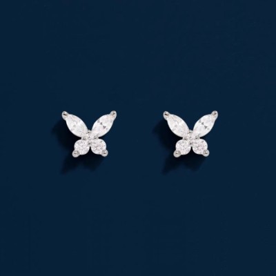 APM Monaco Butterfly Stud Earrings