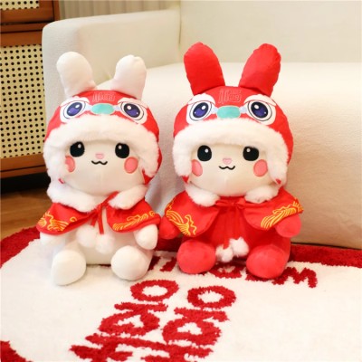 A pair of wedding couple Fuwa dolls