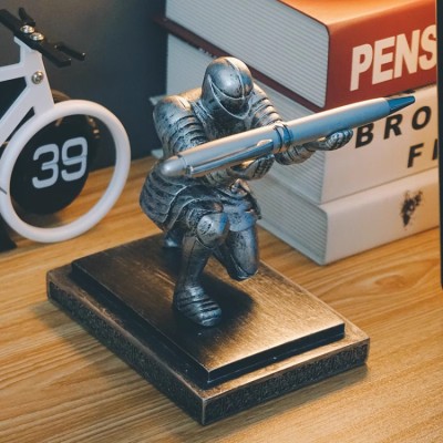 Creative Medieval Knight Pen Holder
