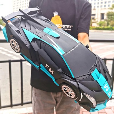 Children's remote control deformation car