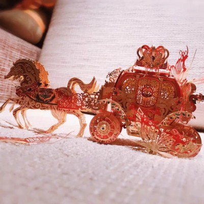 Princess carriage DIY assembly model