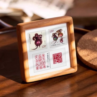 Happy New Year Chinese Zodiac Stamps and Photo Frames