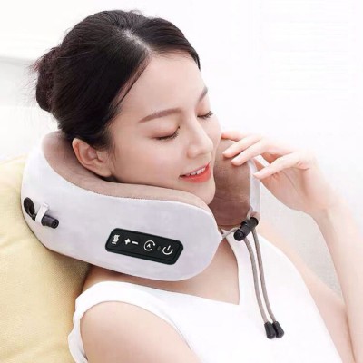 U-shaped all-round cervical massage pillow
