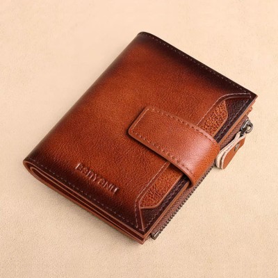 Men's short driver's license card holder
