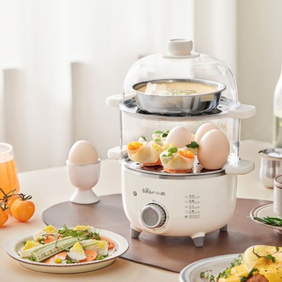 Bear Double Layer Steamed Egg Boiler
