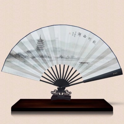 Chinese style silk fan